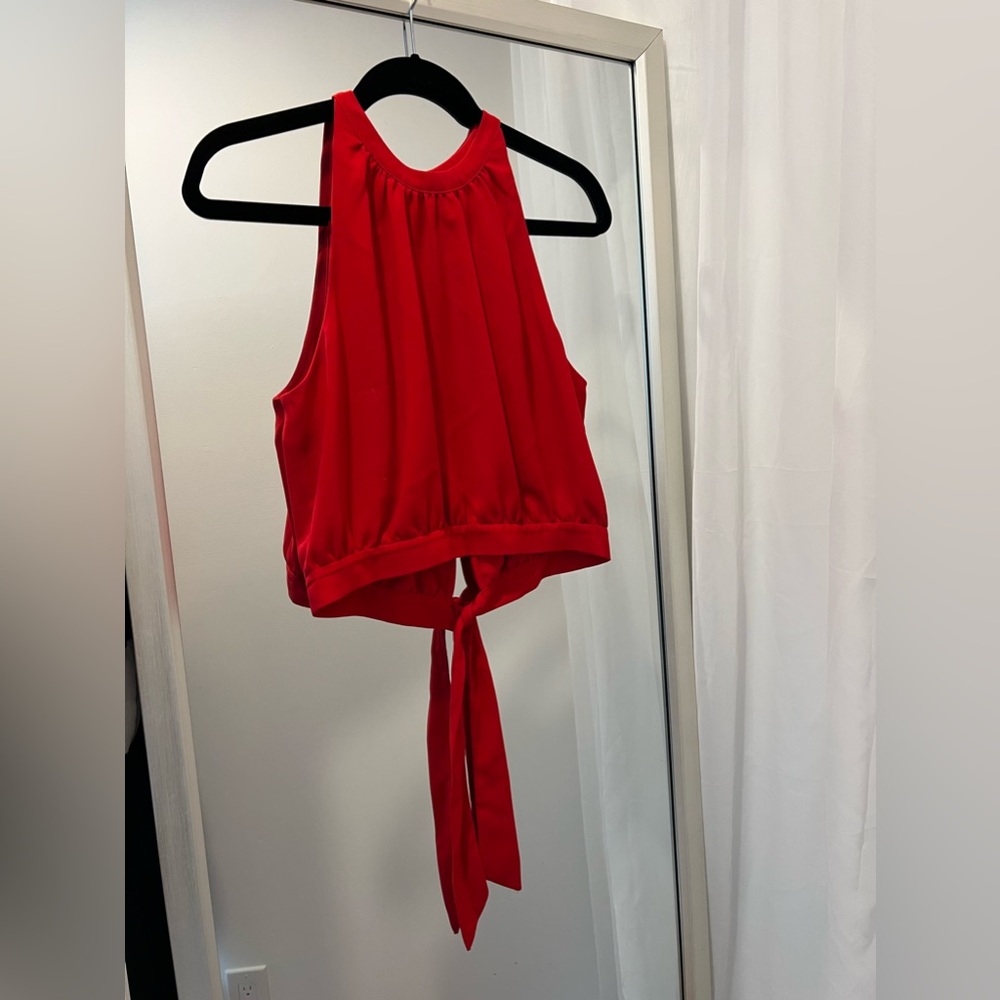 Aritzia Wilfred Patrice Blouse Size M in Goji Berry
